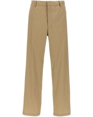 Prada 'Poplin Stretch' Trousers - Natural
