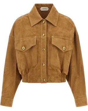 Versace Wildlederblouson - Natur