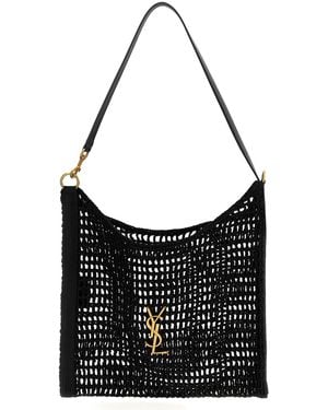 Saint Laurent Borsa A Spalla Oxalis - Nero