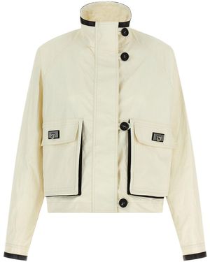 Ferragamo Tech Linen Jacket - Natural