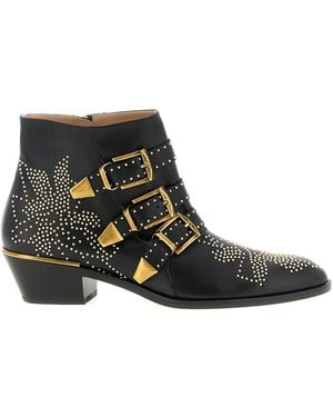 Chloé 'susanna' Ankle Boots - Black