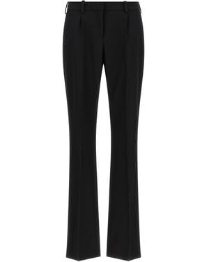 Balenciaga Tailored Trousers With Centre Crease - Black
