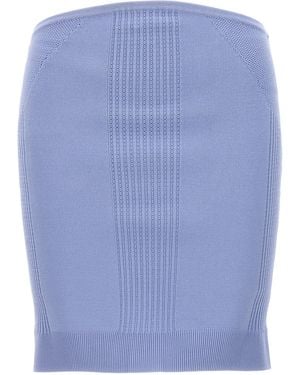 Hervé Léger 'mix' Skirt - Blue