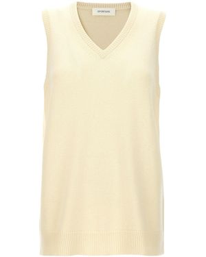 Sportmax 'gimmy' Vest - Natural