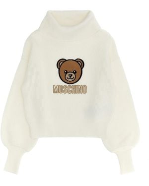 Moschino Pullover "Moschino Teddy Bear" - Weiß