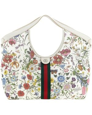 Gucci Shopping Giglio' Grande Motivo 'Flora' - Multicolore