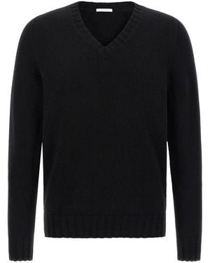 Oliver Lattughi Cashmere V-sweater - Black