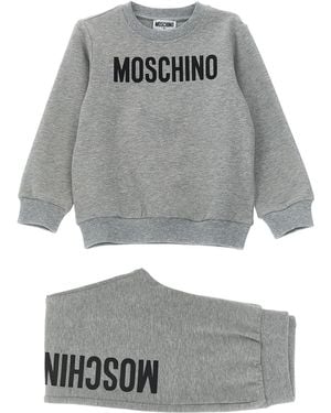 Moschino Sweatshirt + Joggers Set - Grey
