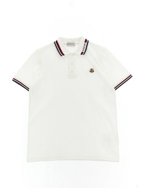 Moncler Polo Kit + Cotton Bermuda Shorts - White