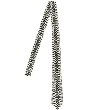 Tom Ford Krawatte "Snake Print Tie" - Mehrfarbig