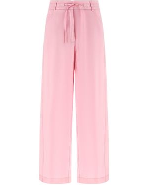 Nude Viscose Trousers - Pink