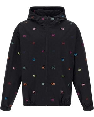 Gucci Multicolour Fil Coupé Jacket - Blue