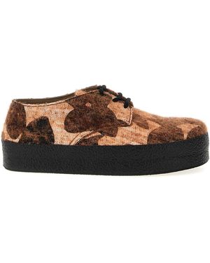 VITELLI 'silk On Doomboh' Lace Up Shoes - Brown