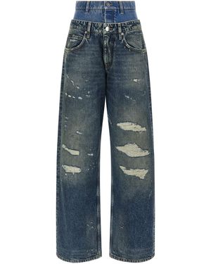 Dolce & Gabbana Dolce & Gabbana Double Layer Jeans - Blue
