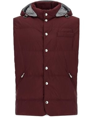 Brunello Cucinelli Padded Vest - Purple