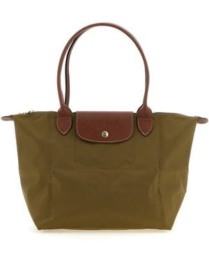 Longchamp 'm Le Pliage Original' Shoulder Bag - Metallic