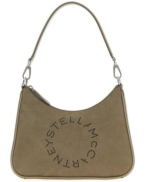 Stella McCartney Shoulder Bag 'Hobo Alter Suede' - Grey