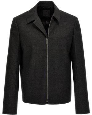 Givenchy Giacca 'Structured Zipped' - Nero