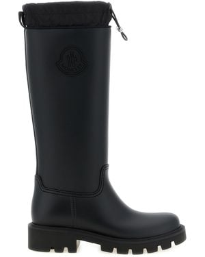 Moncler 'kickstream' Rubber Boots - Black