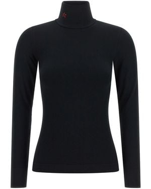 Perfect Moment Top 'Perfect Thermal Rollneck' - Black