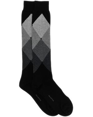 Ballantyne Diamond-shaped Socks - Black