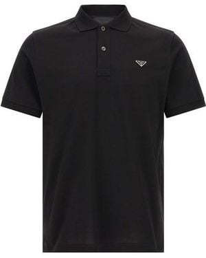 Prada Polo Logo Triangolo - Nero