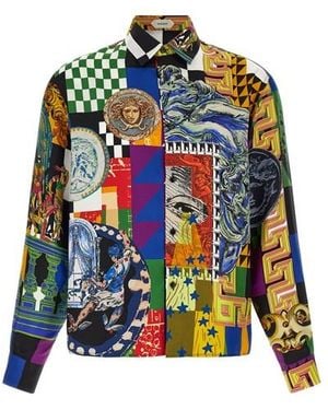 Versace Camicia 'Medusa Collage' - Multicolore