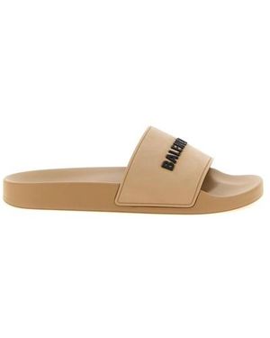 Balenciaga Sandalo 'Slide Pool' - Marrone