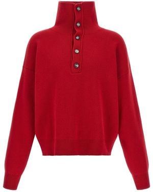 Ami Paris 'ami De Cœur' Jumper - Red