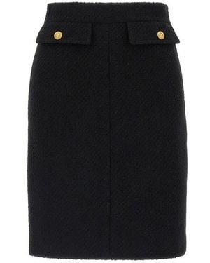 Chloé Gonna Lana Bouclé - Nero