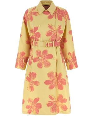 Weekend by Maxmara 'canasta' 'a Weekend With Anartist' Capsule Trench Co - Orange