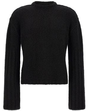 Rick Owens Pullover Aus Seide Und Kaschmir - Schwarz