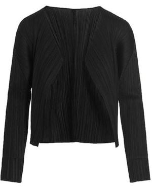Pleats Please Issey Miyake Cardigan 'Basics' - Nero