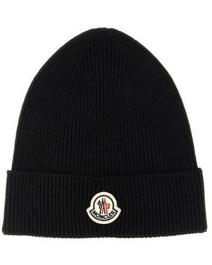Moncler Berretto Lana - Nero