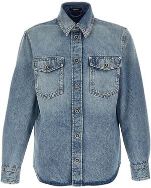Versace 'medusa' Shirt - Blue