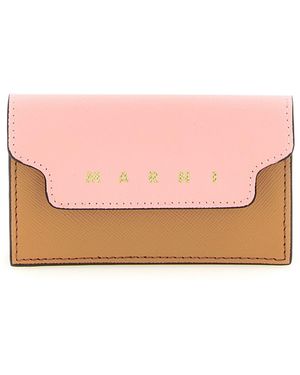 Marni Logo Business Card Holder - Pink