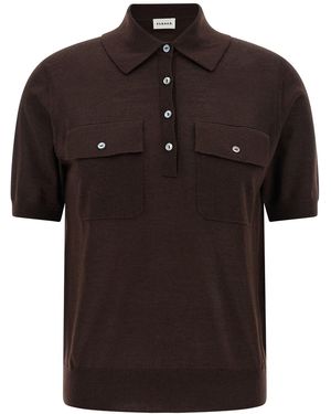 P.A.R.O.S.H. 'linfa26' Polo Shirt - Black