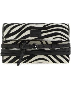 Moschino 'tie Me' Wallet On Chain - Black