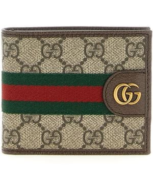 Gucci 'ophidia' Bi-fold Wallet - Grey