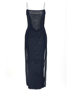 Jacquemus 'La Robe Maille Plumetis' Dress - Blue