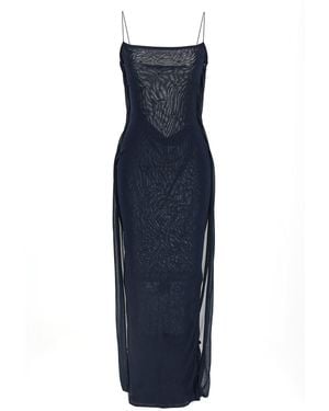 Jacquemus 'La Robe Maille Plumetis' Dress - Blue