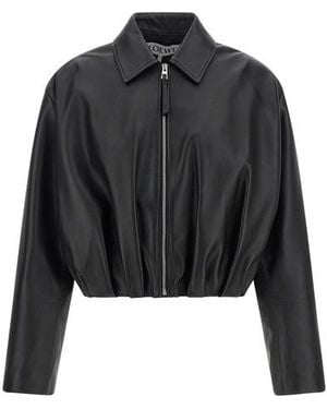 Loewe Giacca Nappa - Nero