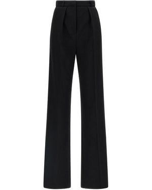 Elisabetta Franchi Pantalone Dettaglio Effetto Smoking - Nero