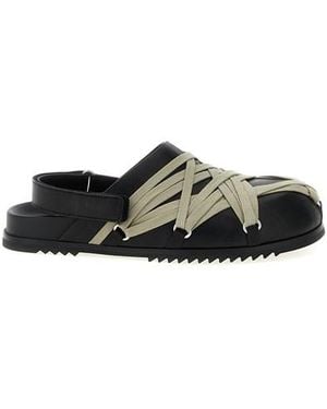Rick Owens 'Granola' Sabots - Black