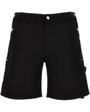 Courreges 'sailor Back' Bermuda Shorts - Black