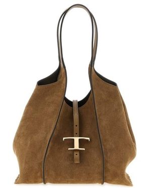 Tod's Shopping 'T Timeless' Media - Marrone