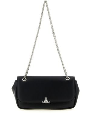Vivienne Westwood Chain Crossbody Purse' - Black