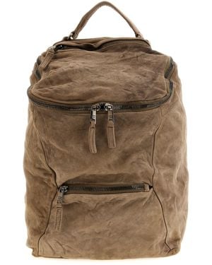 Giorgio Brato Leather Backpack - Brown