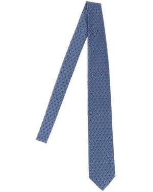 Brioni Cravatta Jacquard - Blu