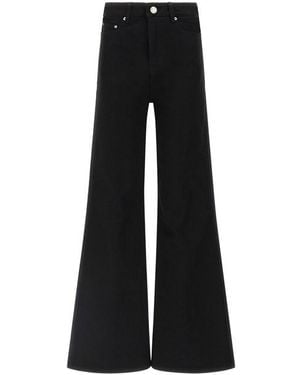Ami Paris Jeans Gamba Svasata - Nero